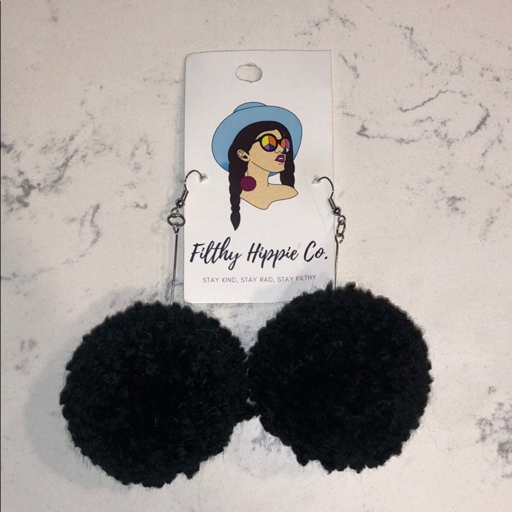 Brand New pompom earrings!